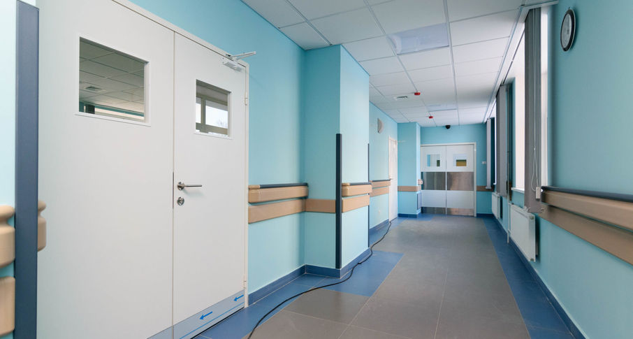 Фото Система захисту стін в медичних установах.