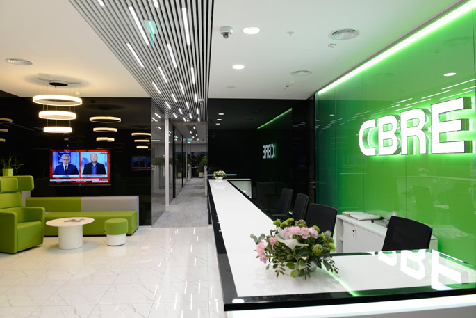 NAYADA оформила офис CBRE в ММДЦ «Москва-Сити»